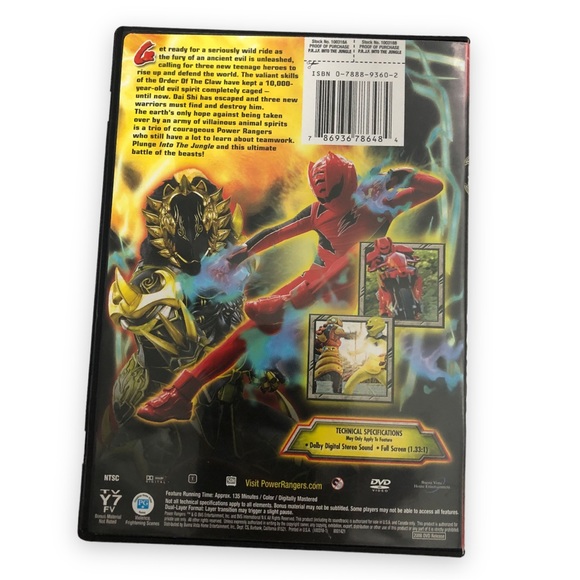 Power Rangers Jungle Fury Into the Jungle Volume 1 DVD - Picture 2 of 4